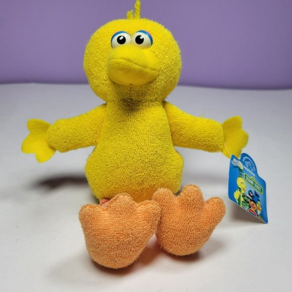Vintage NWT Sesame Street 8" Big Bird Water Buddy Plush Toy 1993 Applause - Picture 2 of 7